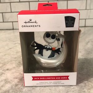 Hallmark Nightmare Before Christmas New in Box Jack Skellington and Zero Disney